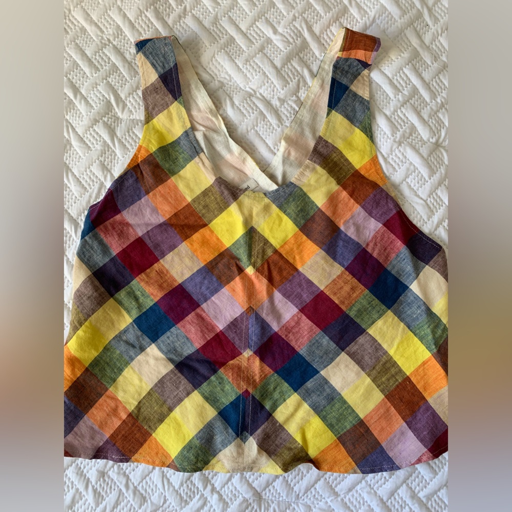 Wilfred Multicolor Plaid Top